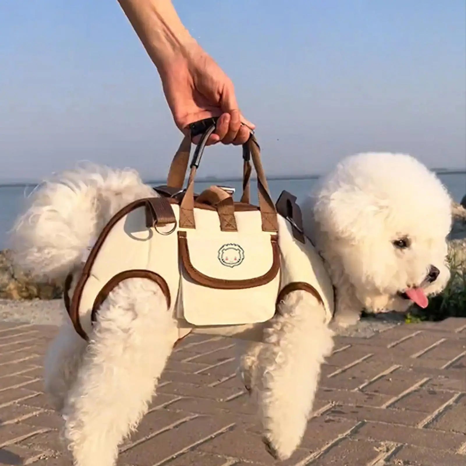 Small Dog Carrier Sling Puppy Adjustable Breathable Pet Pouch Pocket