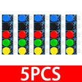 5PCS 12x12mm Large Cap Tactile Push Button Switch Module, High Level Output, Compatible with for Arduino & Raspberry Pi 3 Zpaxo 5pcs