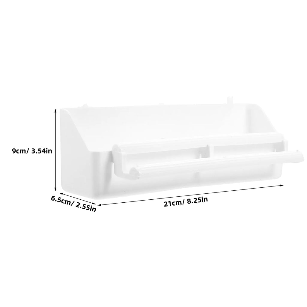 Bird Feeder Cage Plastic Practical Parakeet Food Holder Water