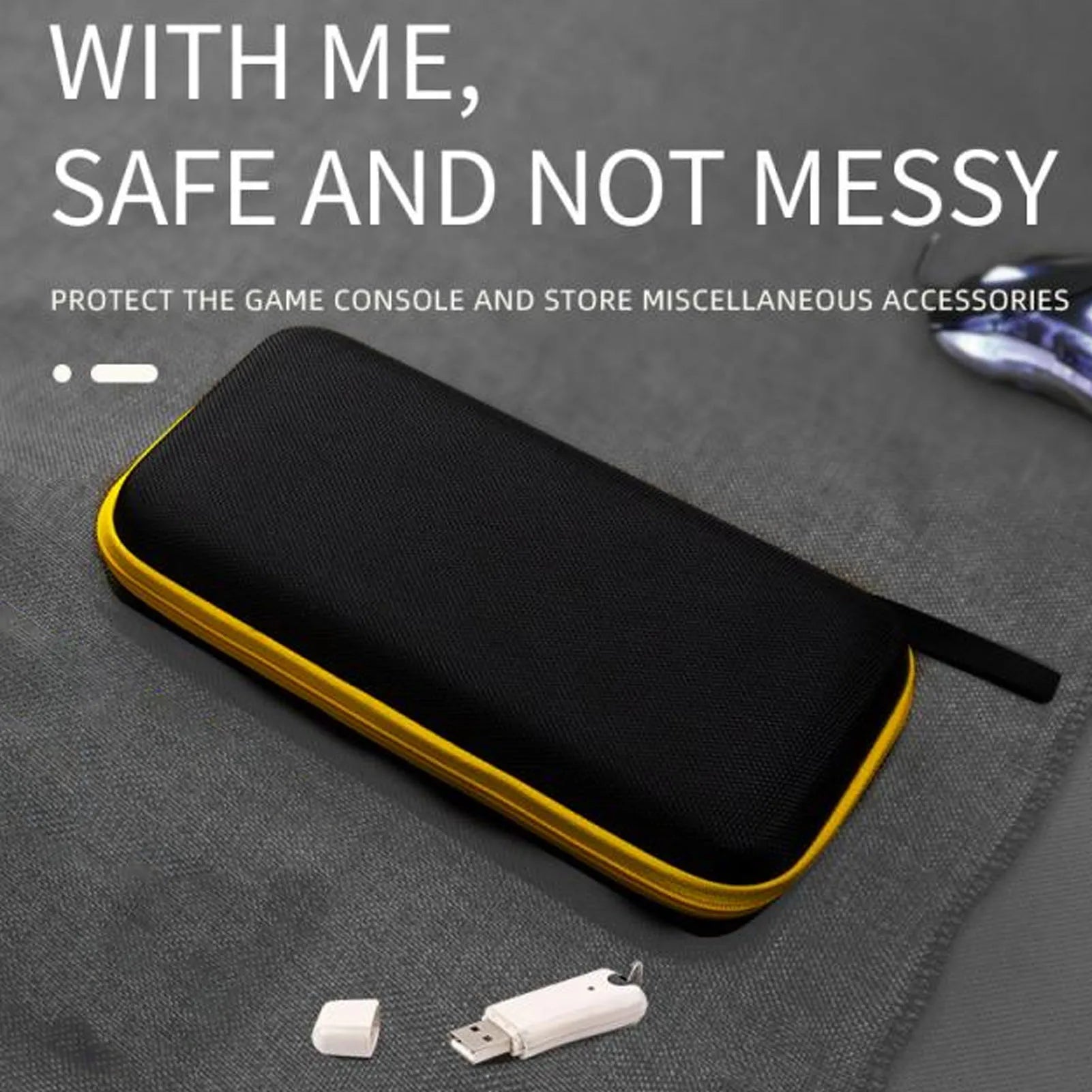 Retro Game Console Bag Soft Liner Shockproof Hard Protective Handheld