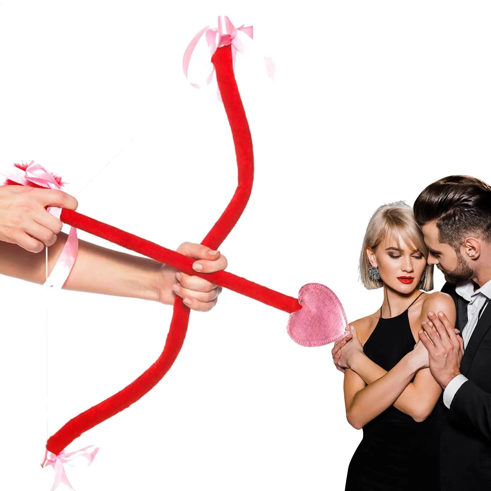 Romantic Angel Arrow Pink Red Heart-shaped Valentine's Day