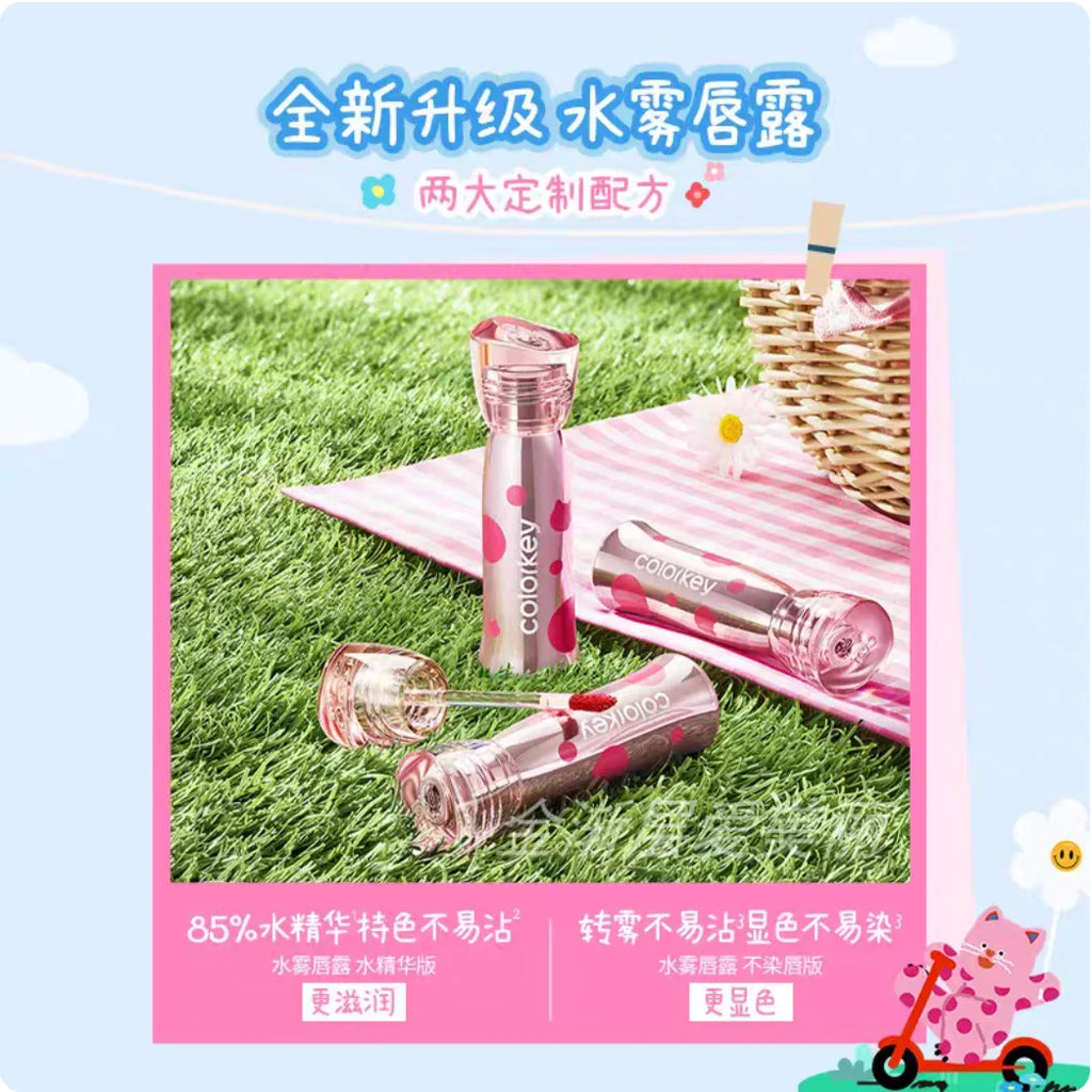 COLORKEY POKKY MAO SOFT MATTE WATER TINT 2.5g Lipgloss Waterproof Non-stick 1.8g Lip Makeup Authentic Original Cosmetics Zpaxo