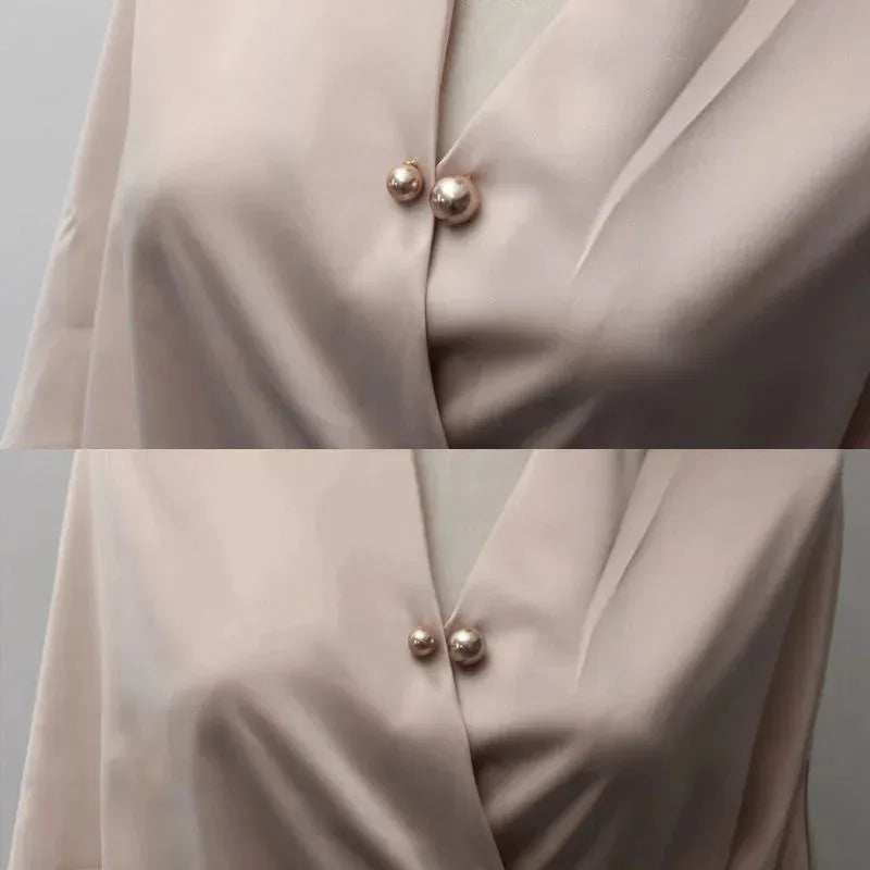 Pearl Non-Slip Safety Pin Brooch Set – Scarf & Dress Fastener