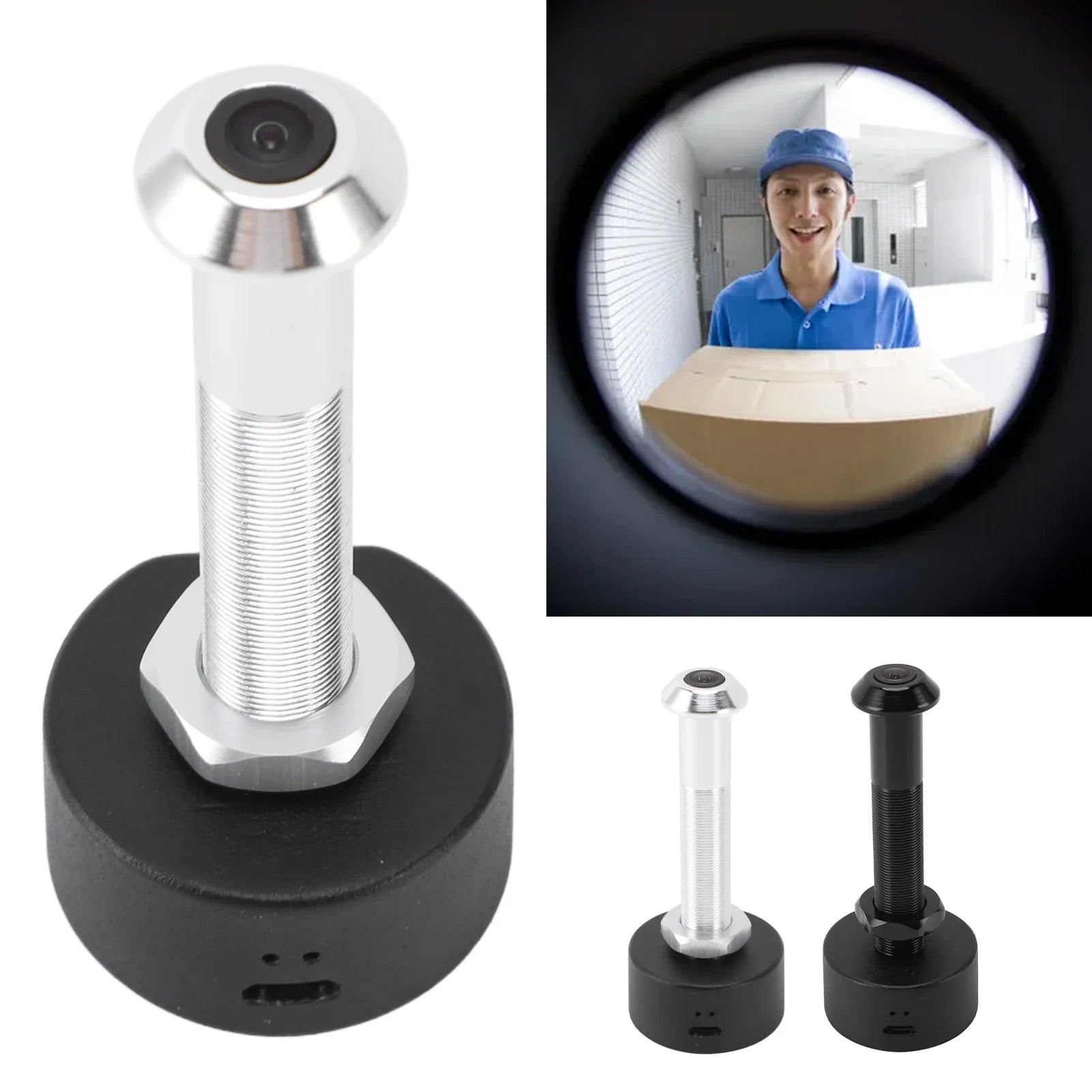 Wifi Peephole Camera 1080P HD Mobile Detection 150 Wide Angle Lens