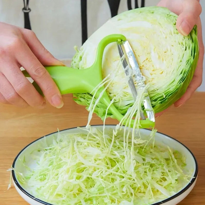 Cabbage Shredder, Large Peeling Knife, Purple Cabbage Peeling Tool, Vegetable Garden Lettuce Shredder, Wide Mouth, Household Use Zpaxo