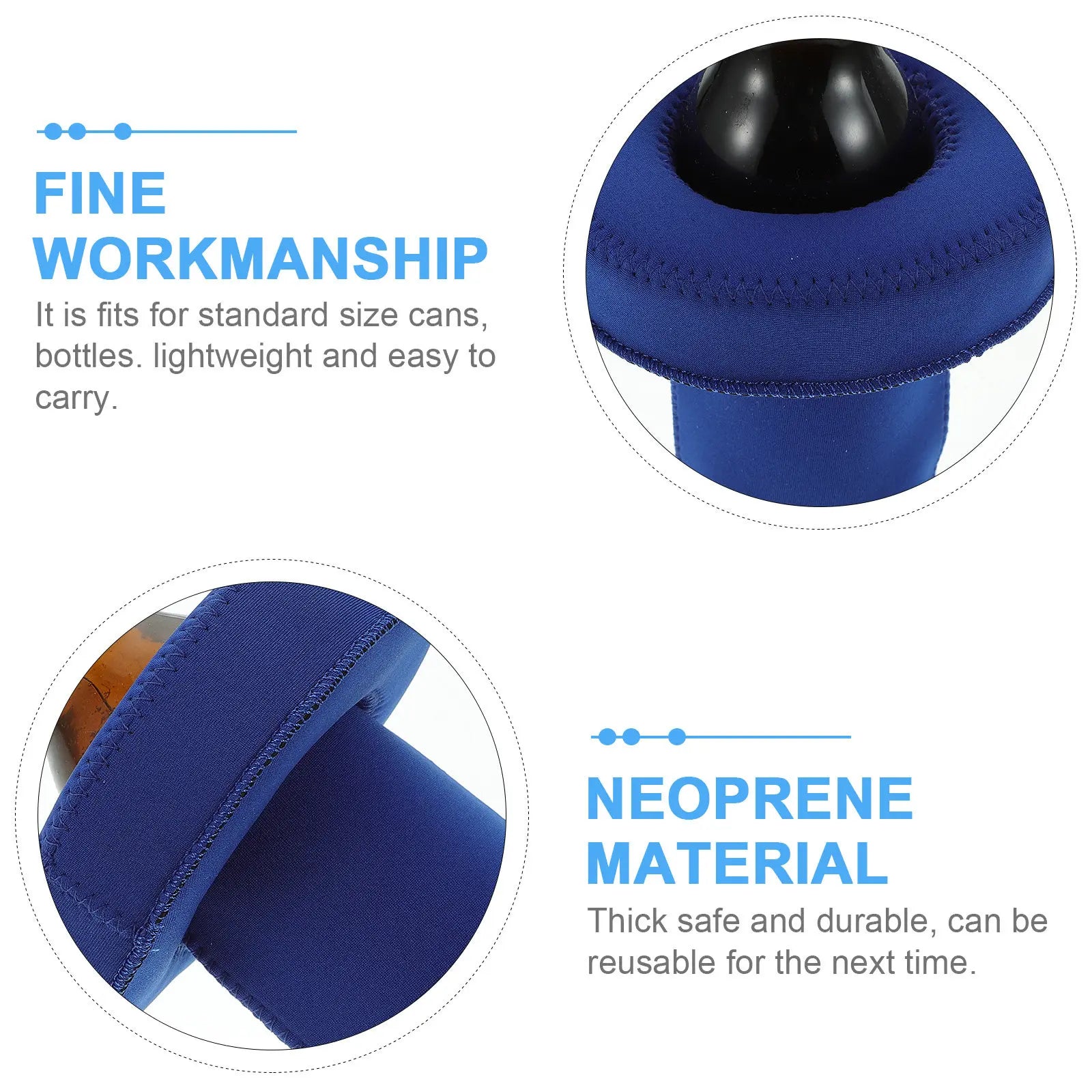 1Set Neoprene Floating Drink Holder Can Bottle Cooler Sleeve Buoyant Pool Beach Lake River Hot Tub Spa Floatation Drink Carrier Zpaxo