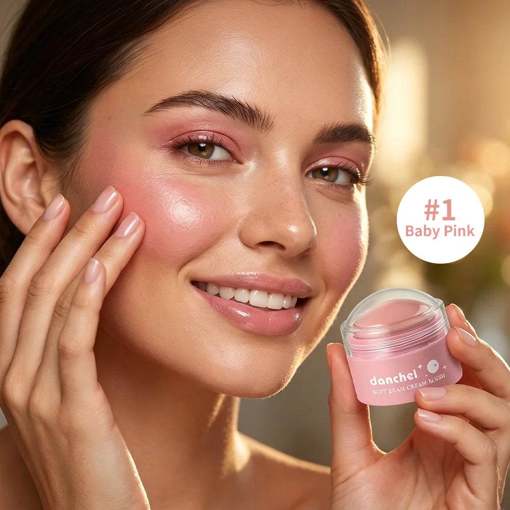 Soft Blush Balm Stick Waterproof Long Lasting Hydrating Lightweight Blendable Cream Blush Stick For Cheeks Face Cosmetics Zpaxo
