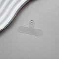 2pc TPU material phone case cross-body strap with high transparency pad, patch, clip, connection piece and fixation piece Zpaxo style b-2pcs TPU