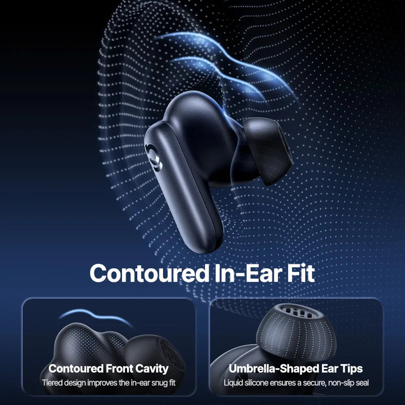 Baseus Inspire XP1 50dB Adaptive ANC Wireless Earbuds Bluetooth 6 1