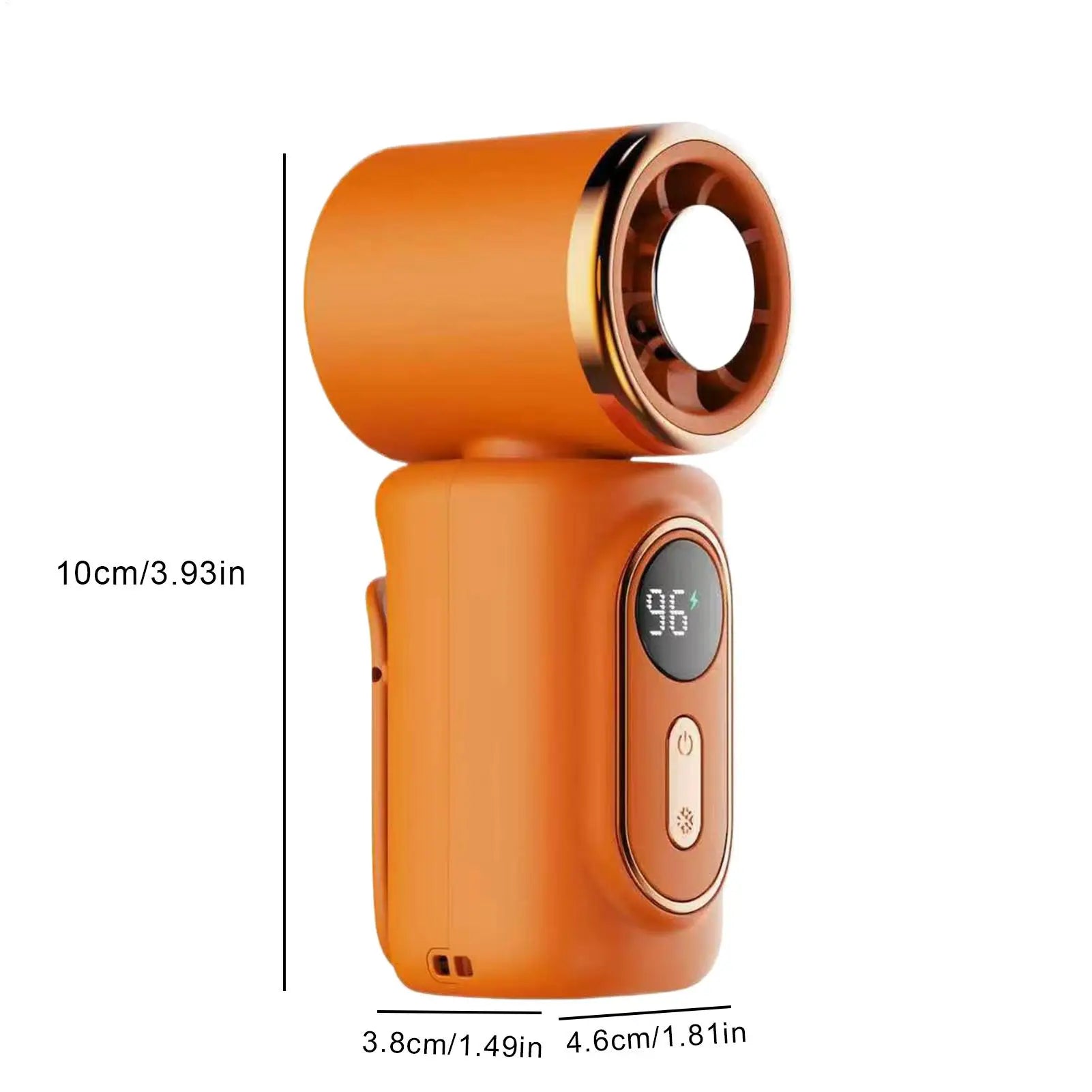 Mini Clip Fan 3000mAh 180 Degree Adjustable USB Rechargeable Low