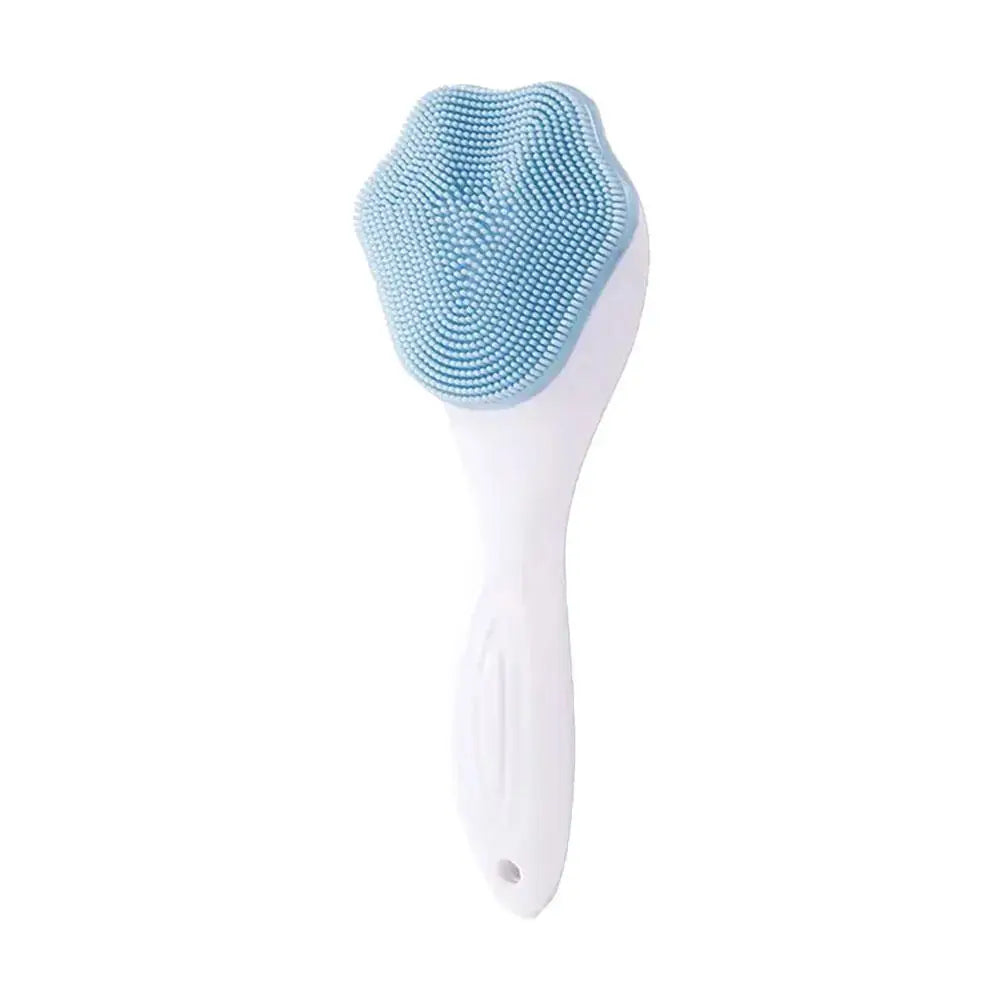 1pcs Silicone Bath Brush Facial Cleansing Exfoliating Brush Skin Massager Cat Paw Handheld Manual Facial Deep Cleansing Brush Zpaxo A