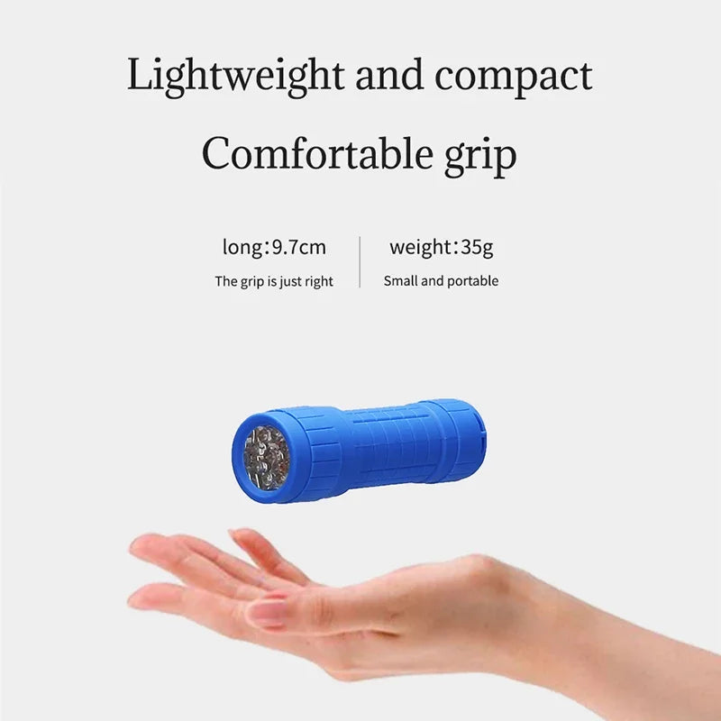 Mini 9 XPE LED Pocket Flashlight – 300lm 3-Mode Waterproof Torch