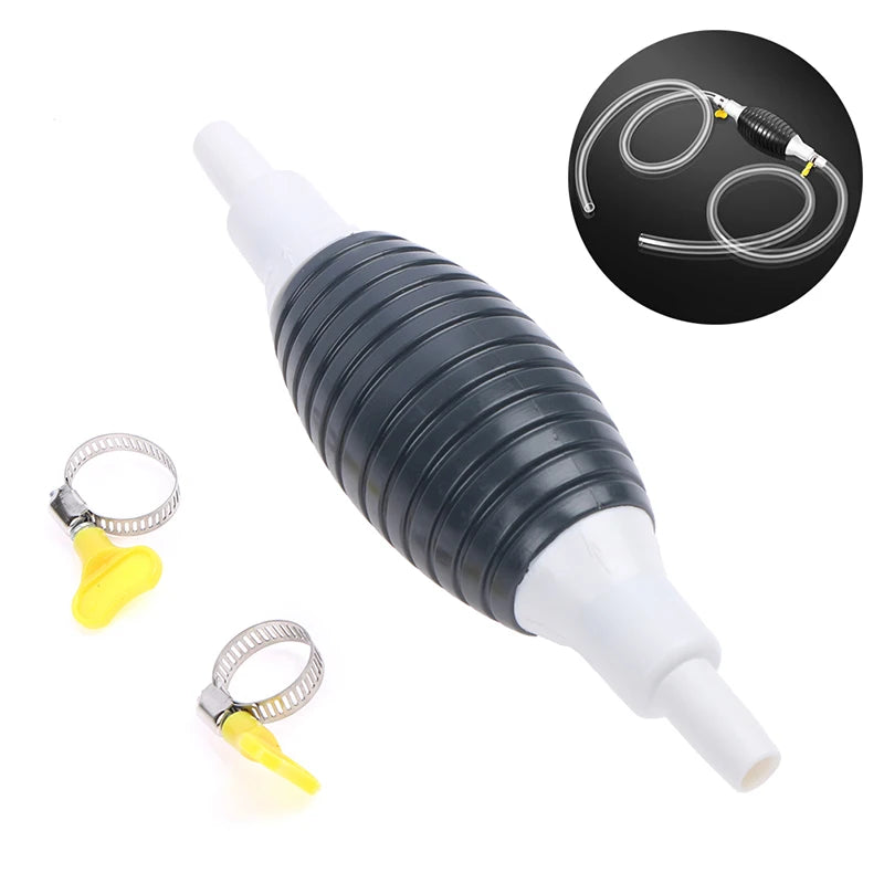 Universal For Car Motorcycle Fuel Pump Hand Diversion Suction Pipe Liquid Transf Zpaxo