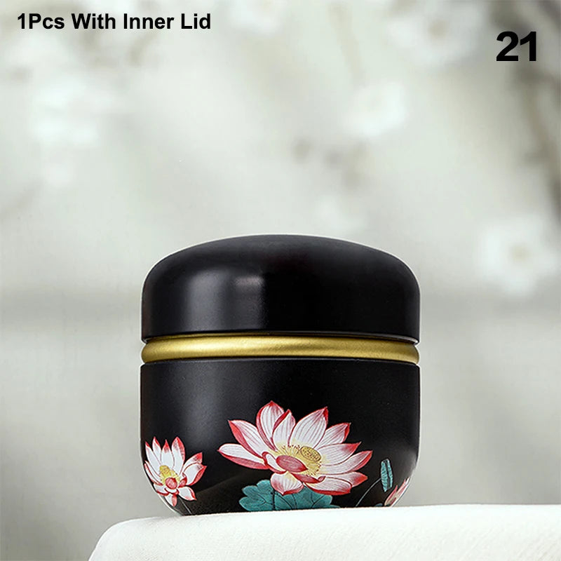 CMSmall Portable Storage Boxes Tea Caddy Box Containers Candle Cans Zpaxo 21