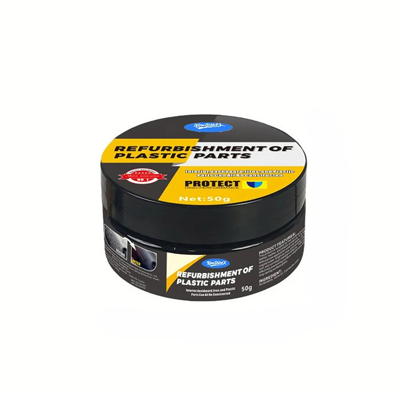Automotive Plastic Restore Wax – Scratch Polish & UV Protection