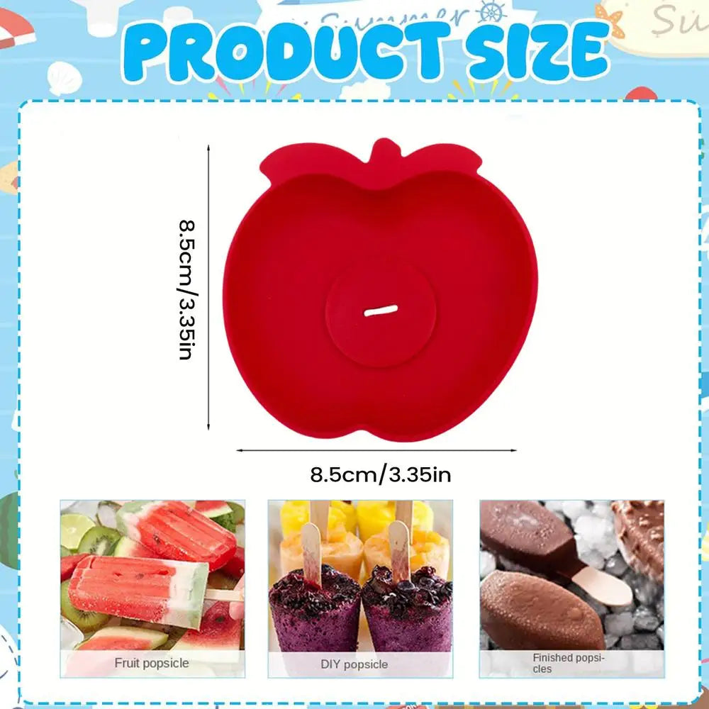 Silicone Ice Cream Holder – Drip-Proof Popsicle Cone Bracket Ice Cream Holder Zpaxo Red
