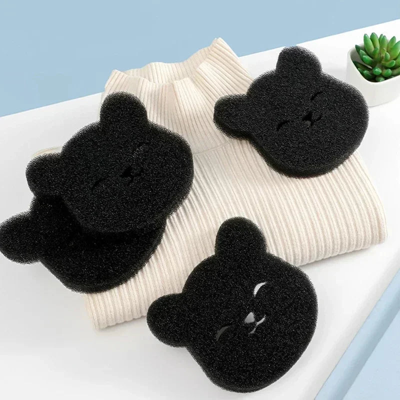 4/8PCS Pet Hair Remover Bear Shape Laundry Ball Washing Machine Lint Catcher Reusable Clothes Sofa Cat Dog Hair Cleaning Sponge Zpaxo