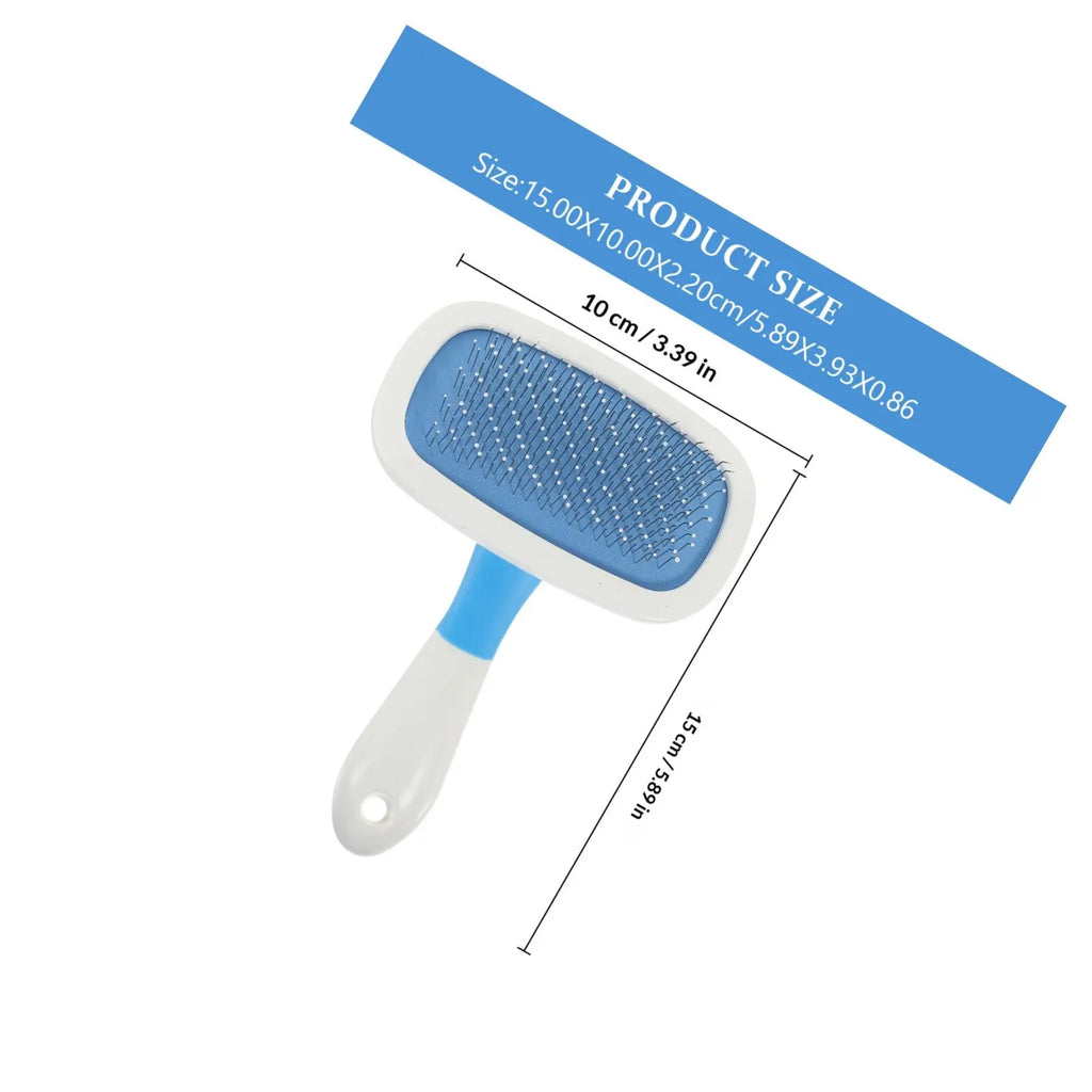 Pet Grooming Comb Ergonomic Design Comfortable Grip Long Use Safe
