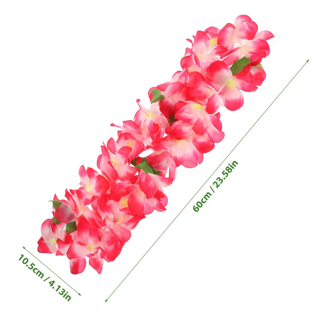 Hawaiian Flowers Loop Pet Neck Garland Exquisite Bright Tropical