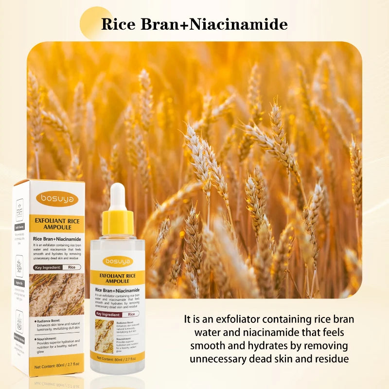 Kojic Acid & Niacinamide Brightening Exfoliating Serum 80ml Brightening Facial Serum Zpaxo Rice essence