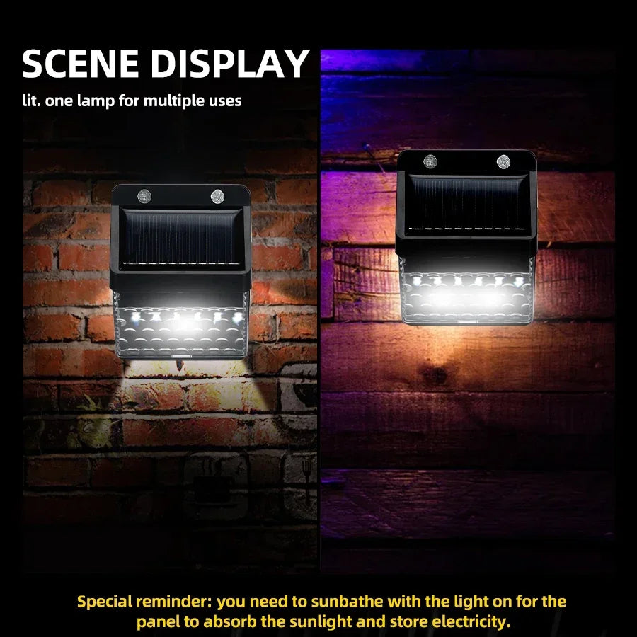 Solar LED Outdoor Light Garden Street Waterproof Human Sensing Home Zpaxo