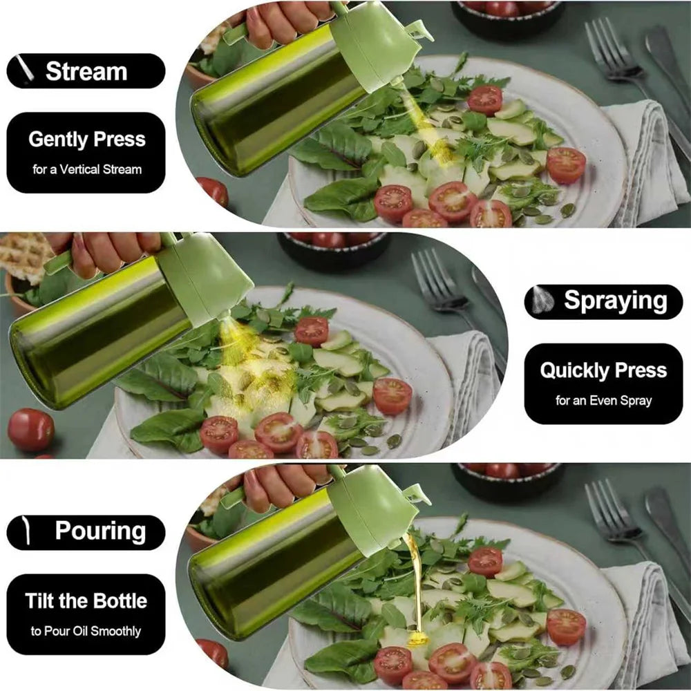 Olive Oil Dispenser Kitchen Stickers 1 Sprayer Cooking Air Fryer Salad Zpaxo
