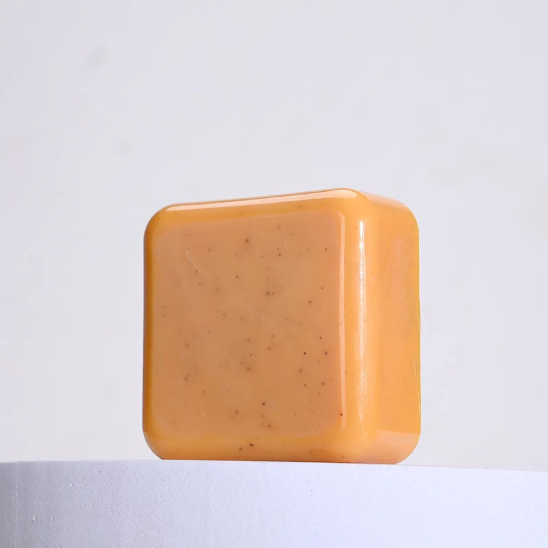 Turmeric Scrub Soap – Kojic Acid, Olive Oil Face & Body Bar Turmeric Scrub Soap Zpaxo