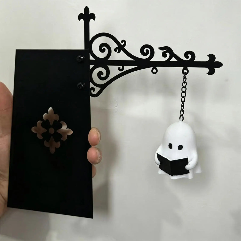 Bookshelf Mini Lantern Cute Mini LED Vintage Ghost Lantern Halloween Bookshelf Lights for Home Tabletop Desktop School Living Zpaxo