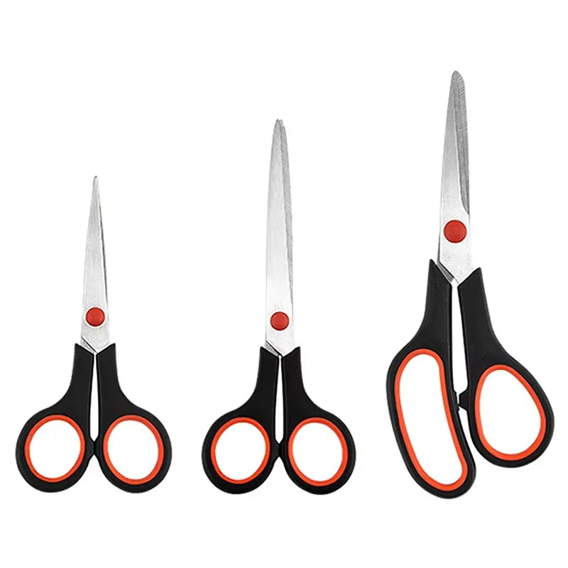 Durable Blade Daily Cutting 3Pcs/Set Sewing Scissors Tailor Tool For Student Stationery Desk Home Sewing Repair Kit Accessories Zpaxo