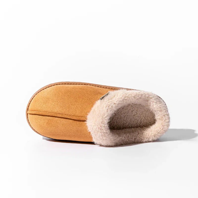 Women Fluffy Slippers Autumn Winter Indoor EVA Thick Sole Anti-slip