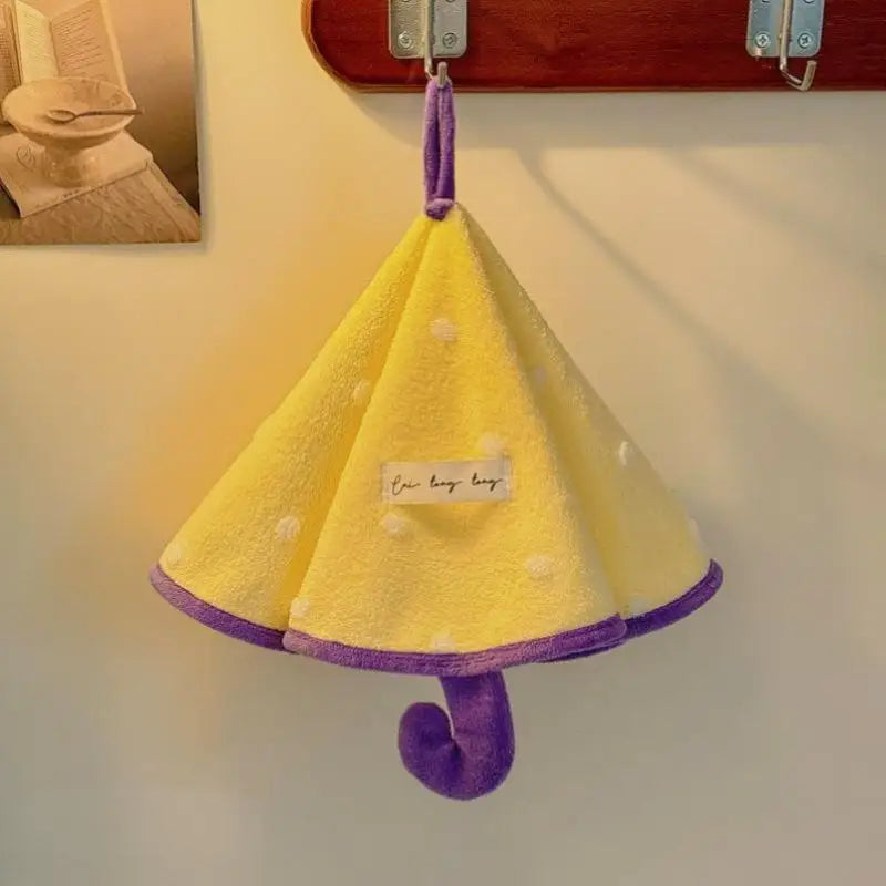 Mini Umbrella-shaped Hand Towel Cute Absorbent Quick-drying Bathroom Zpaxo B