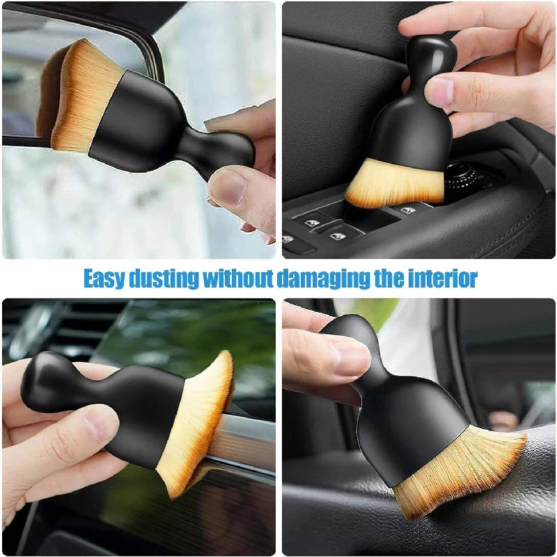 9-Piece Automotive Microfiber Gloves Car Wash Sponge Tires Brush