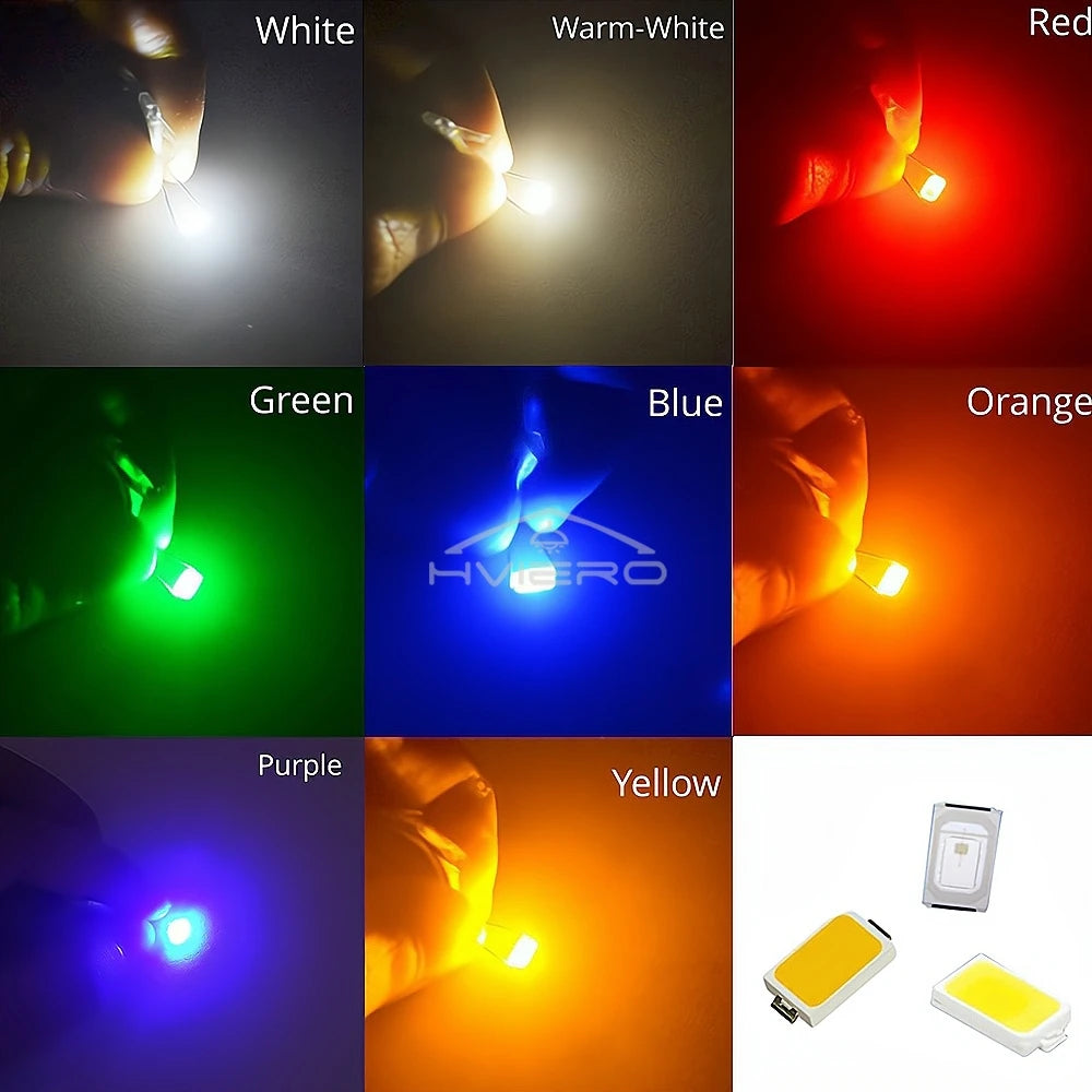 100pcs 5730 SMD LED Chips – Multi-Color Surface Mount LEDs