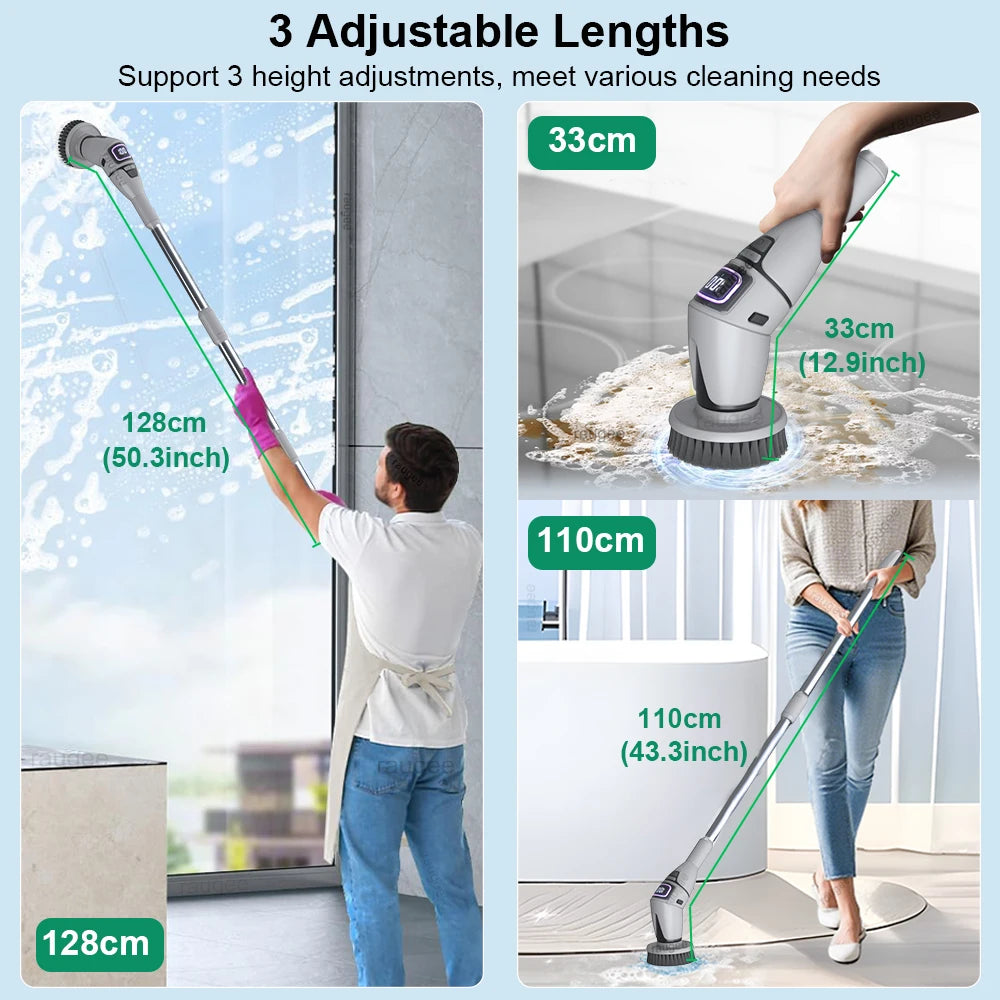 Electric Bathroom Cleaning Brush 1 Multifunctional Household Wireless