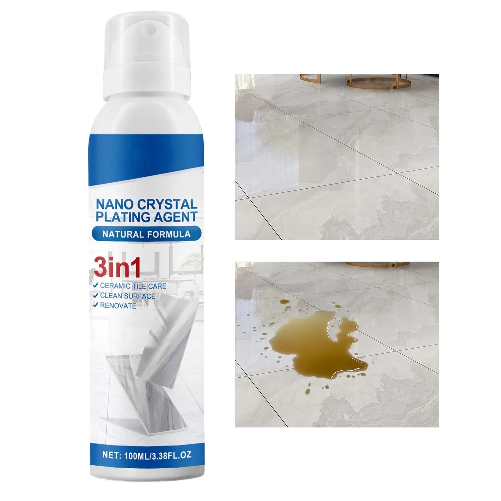 Nano Crystal Plating Spray Stone Tile Scratch Repair Coating Agent