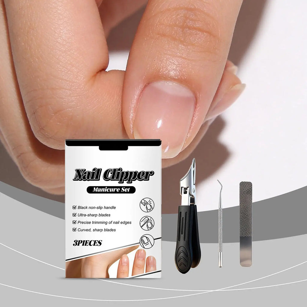 Angled Nail Clippers – Wide Opening Anti-Splash Trimmer Nail Clipper Trimmer Zpaxo