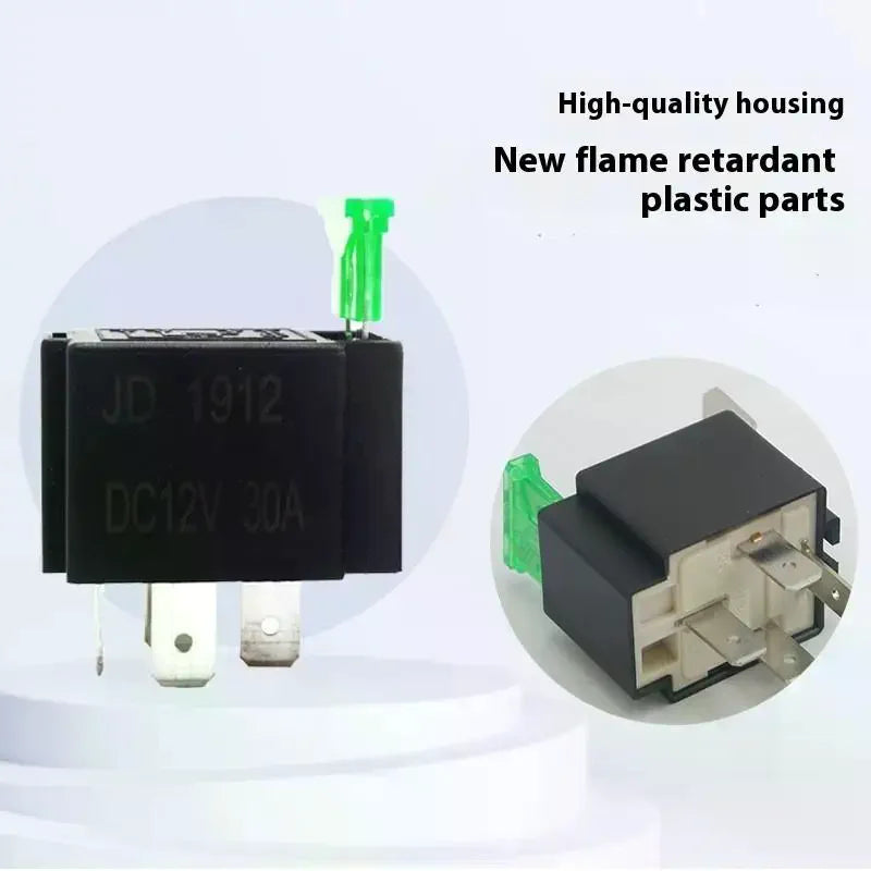 24V 30A Car Relay 4/5 Pin SPST Pre-Wired Socket with Fuse