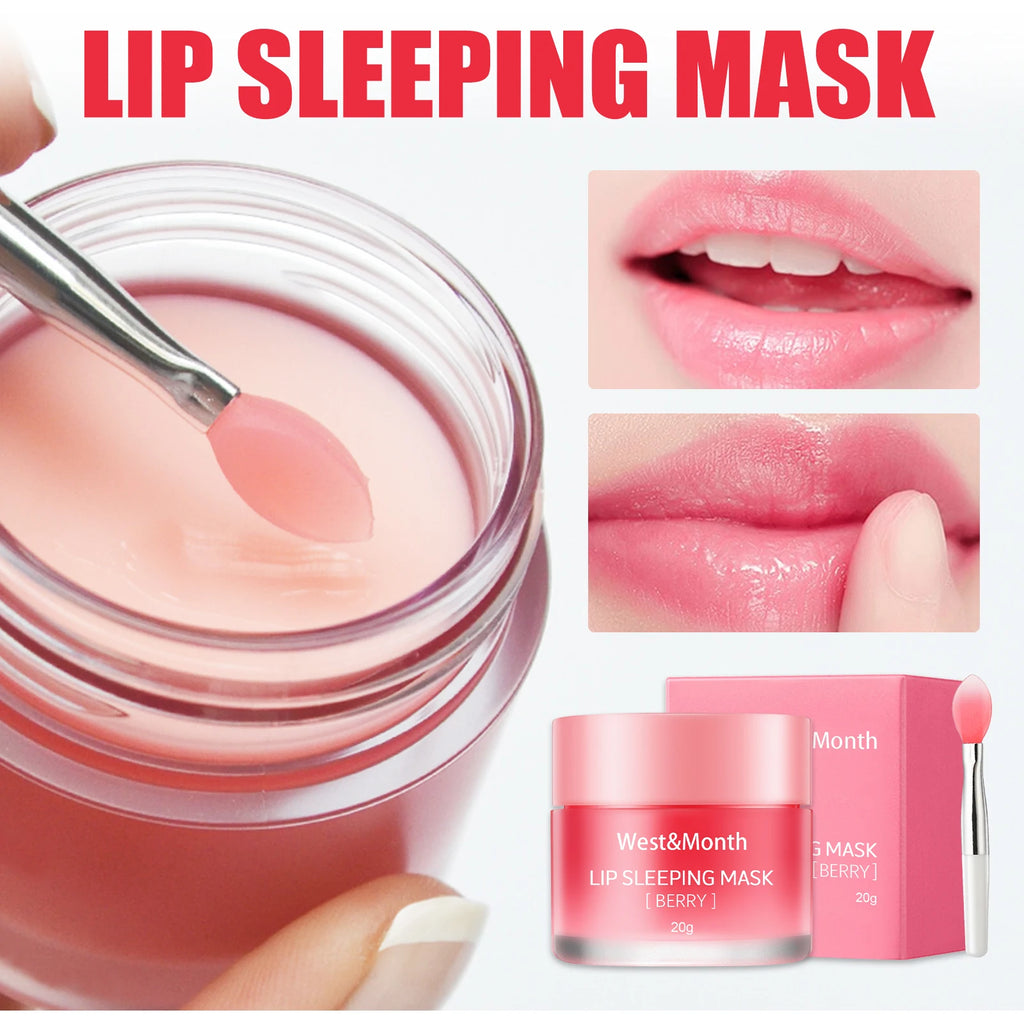 Moisturizing Lip Lines Moisturizing Lip Skin Jelly Lip Mask Moisturizing and Nourishing Repair Night Maintenance Lip Balm Care Zpaxo