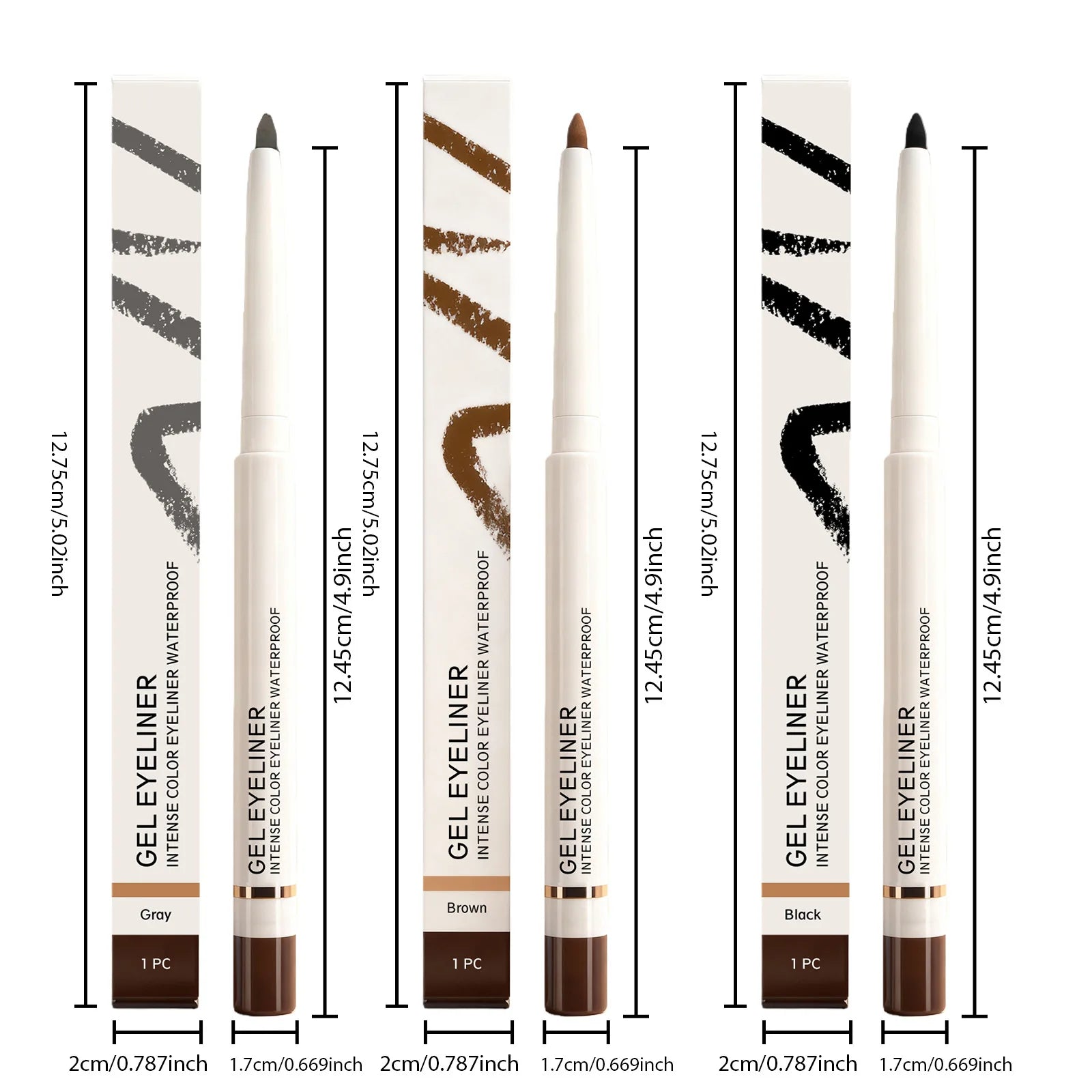 Waterproof Matte Eyeliner Pencil – Long-Lasting & Quick Dry Eyeliner Pencil Zpaxo