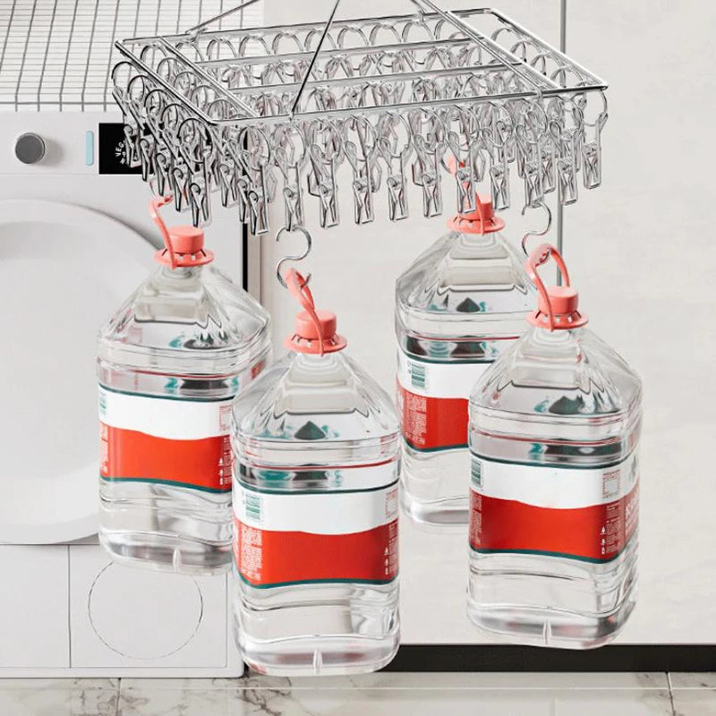 CM20 30 40 Clips Steel Windproof Clothespin Laundry Hanger