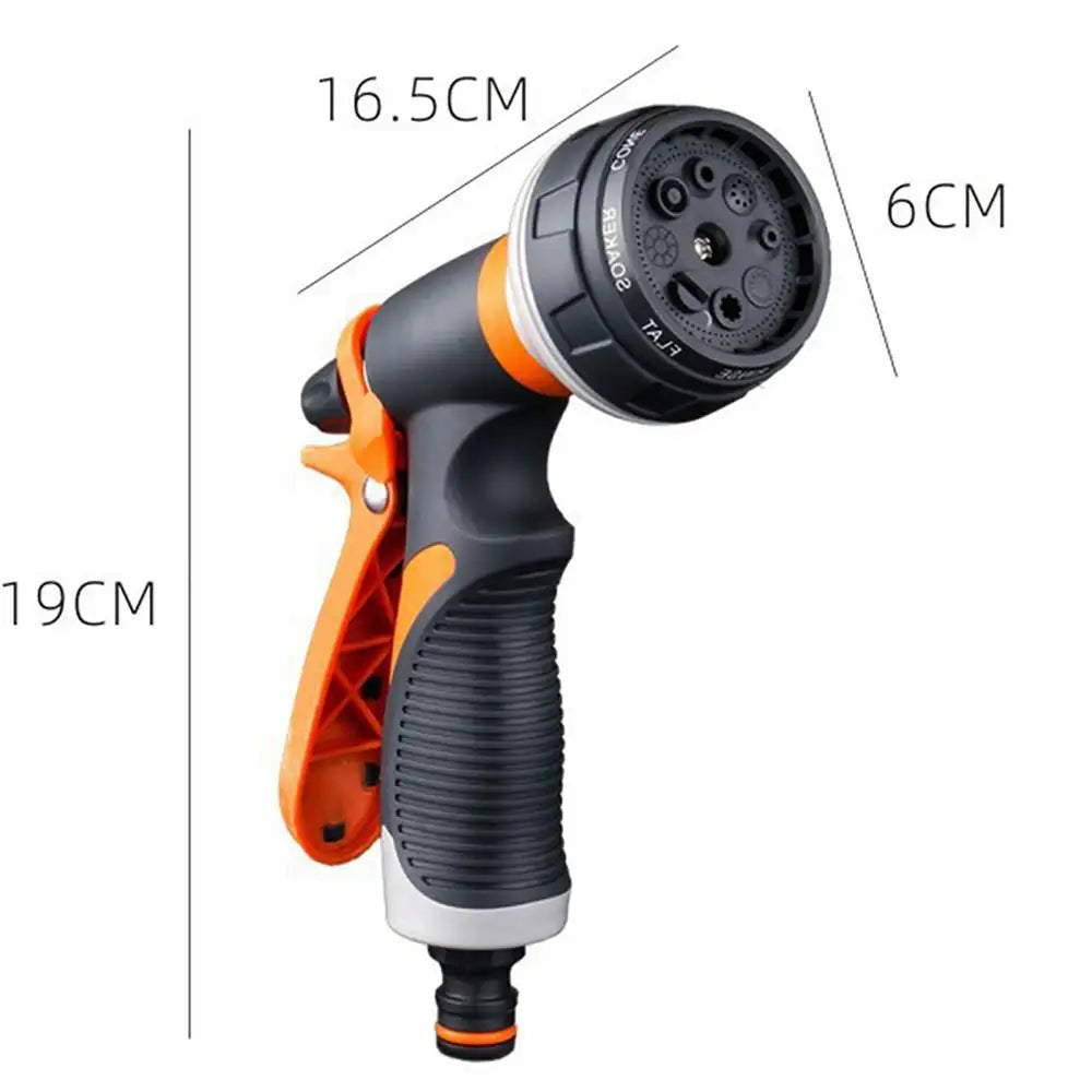 Multifunctional Garden Hose Spray Nozzle 8 Patterns Watering Sprayer