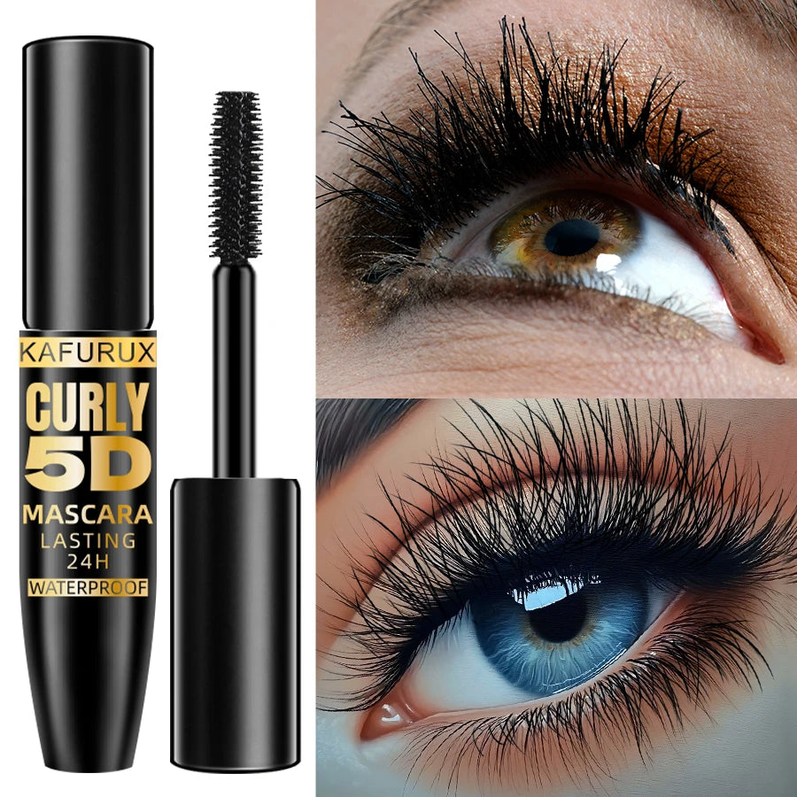 9 Colors 5D Mascara Blue White Green Black Thick Curl Waterproof