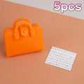 ▶5Pcs Dolls Mini Bags Clothes Accessories 1/12 Dollhouse Simulated Handbag School Bag Music Score Model Study Decoration Toys Zpaxo A3