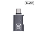 2-in-1 USB-C OTG Adapter | USB-A & Type-C Female | 3A Charging USB-C OTG Adapter Zpaxo Black