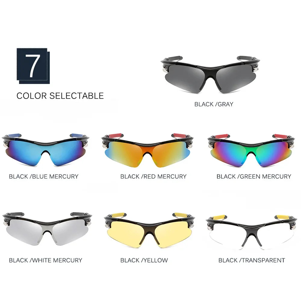Sports Men Sunglasses Road Cycling Glasses Mountain Riding Protection Goggles Eyewear Mtb Bike Fishing Camping Outdoor Glasses Zpaxo