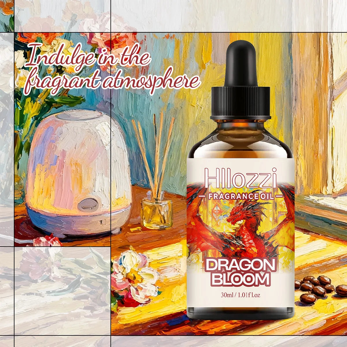 DRAGON BLOOM FRAGRANCE OIL Suitable All Parts Body Face Hair Both Men Zpaxo