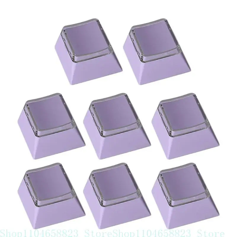 Original Height Blank Keycaps 8Pcs/Set For Mechanical Keyboards For Office Use Gaming and Keyboard Projects Zpaxo