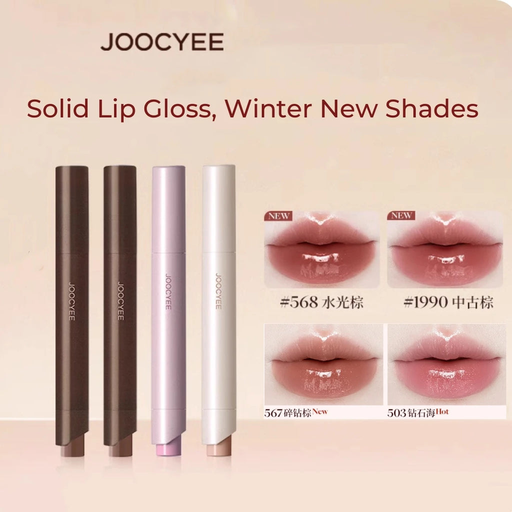 Joocyee Lasting Glossy Melting Balm Solid Lip Gloss Lipstick Rouge Zpaxo