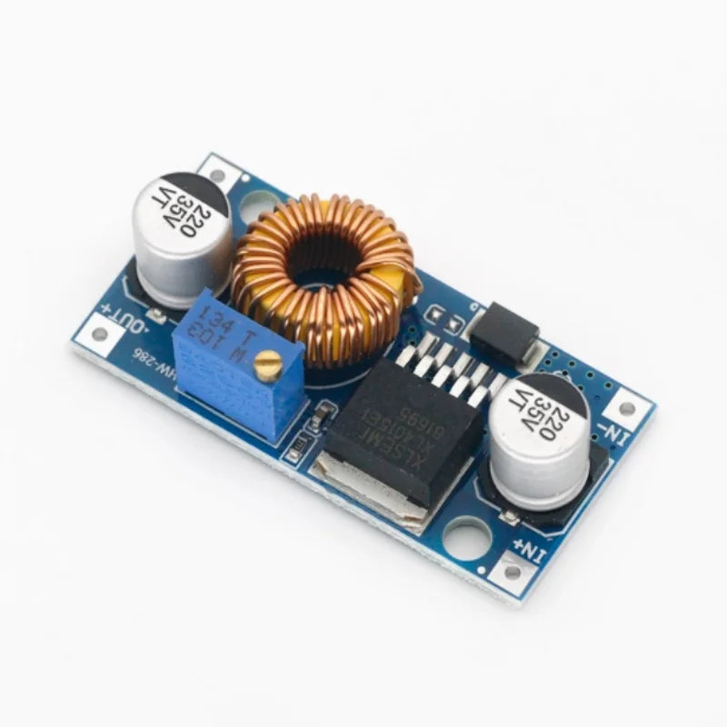 XL4015E1 5A DC-DC Adjustable Buck High Power Supply Module 4~38V 96% Efficiency Low Ripple Zpaxo Default Title