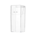 CM1pcs Transparent Mask Storage Box Cover Dust Mouth Nose Dust-proof